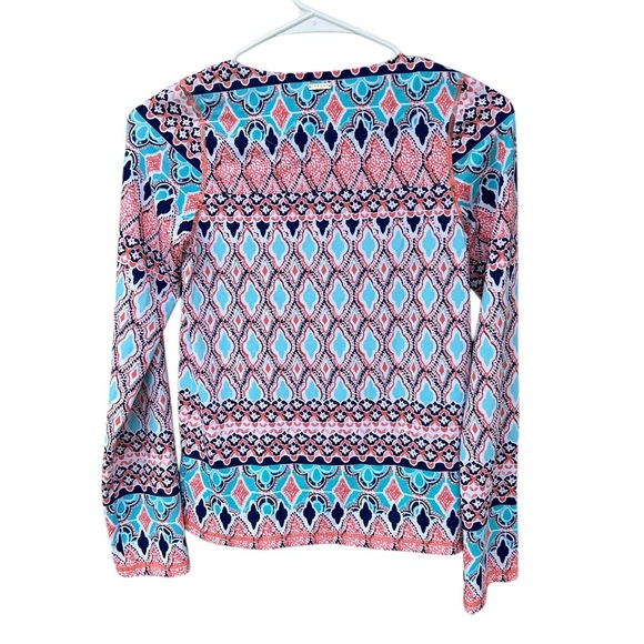 NWT Cabana Life Girl’s St. Barts Wash Guard Long Sleeve Swim Top - Size 12 - Picture 6 of 9